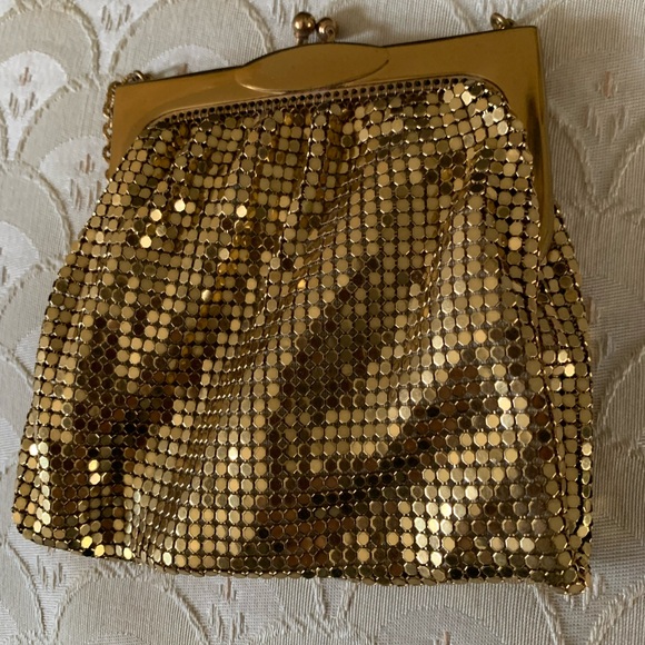 Whiting & Davis Gold Mesh Evening Clutch